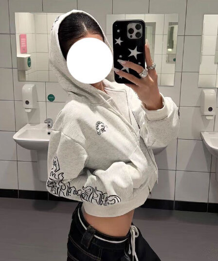 얇은 스타일 원본 솜씨 순수한 Mianhua 면 복합 후드티 여성