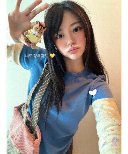 210 그램 40 좋은 면 긍정적 인 어깨 티셔츠 일반 루즈핏 낙서 프린트