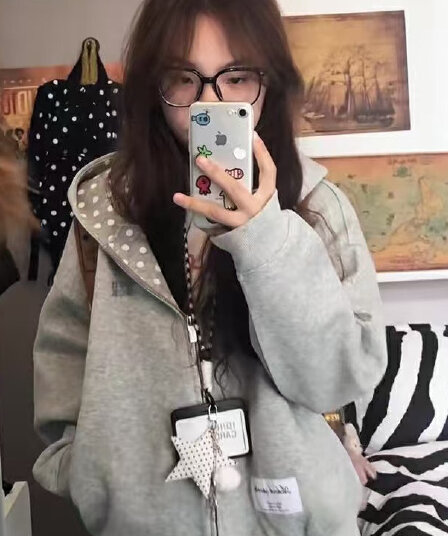 얇은 스타일 털이 있는 원본 인사이드 막대기 이후 패키지 기사 순수한 Mianhua 면 복합 지퍼 후드티