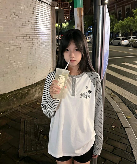 순면 220 그램 긴팔 여성