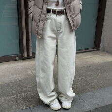 批发复古拖地加绒<b class='q'>牛仔裤</b>女<b class='q'>欧洲站</b>2025冬装新款欧货女装加厚阔腿裤子潮