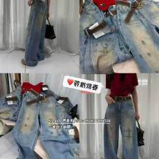 批发2026春季复古辣妹宽松做旧水洗宽松垂感<b class='q'>直筒</b>高级废土风阔腿<b class='q'>牛仔裤</b>