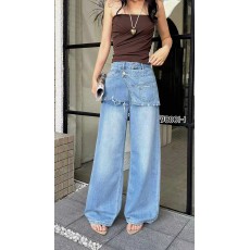 批发<b class='q'>欧洲站</b>2026早春<b class='q'>新款</b>欧货时尚高腰显瘦百搭休闲屁帘牛仔裤女