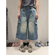 批发DiarDiar欧货2026春夏新显瘦阔腿牛仔裤<b class='q'>女</b>百搭休闲七分工装裤2616