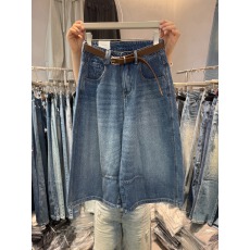 批发Jeans2026新款夏款<b class='q'>韩版</b>高腰显瘦百搭宽松无弹七分<b class='q'>裤</b>女牛仔筒<b class='q'>裤</b>915