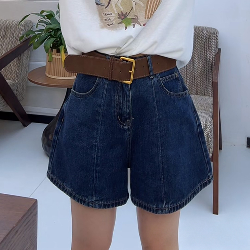 한 부서 데님 반바지 새로운 벨트 벨트 없음 폭탄 청바지 8685