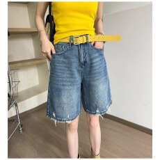 批发复古做旧A字阔腿牛仔短款女<b class='q'>欧洲站</b>2026夏装新款欧货女装五分裤潮