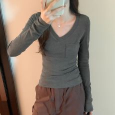 批发<b class='q'>莫代尔</b>面料 抖音天猫质量长袖T恤女秋冬新款<b class='q'>打底衫</b>内搭显瘦上衣女