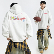 批发官图大码女装加绒<b class='q'>情侣</b><b class='q'>卫衣</b>男女秋冬潮新款宽松刺绣花保暖<b class='q'>韩版</b>上衣