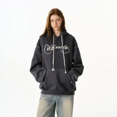 批发官图特价加绒<b class='q'>卫衣</b>男女情侣装<b class='q'>潮牌</b>秋冬新款刺绣花连帽保暖韩版上衣