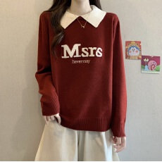 冬季2025新款女士毛衣冬装保暖加厚爆款红色针织打底衫上衣外套