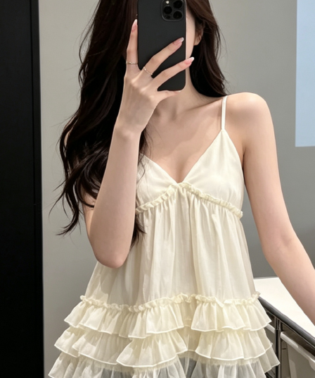 층 레이스 순수한 욕망 센스 슬립 한 부서 디자인 센스 맨위