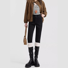 批发韩版休闲牛仔裤女小脚裤女春秋季新款<b class='q'>高腰</b>修身显瘦时尚铅笔牛仔裤