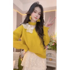 批发欧货重磅2025年秋冬季新款温柔花朵针织衫<b class='q'>高级</b>感穿搭漂亮上衣女装