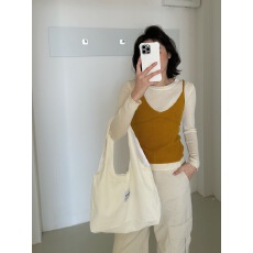 韩版撞色叠穿针织长袖圆领上衣女2026早春V领吊带背心两件套装潮