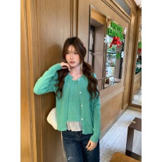 批发蕾丝拼接气质淑女针织两件套女2026春季新款<b class='q'>甜美</b>针织开衫潮