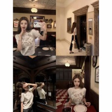 批发春夏新款圆领<b class='q'>毛衣</b>2026高级感小马马年显瘦正肩短袖