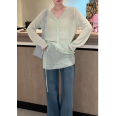 批发温柔风薄荷绿针织两件套女<b class='q'>春</b>季新款小众设计修身显瘦半身裙2026年