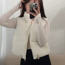 批发2026秋冬网红爆款亚马逊同款时尚显瘦百搭马甲背心坎肩女