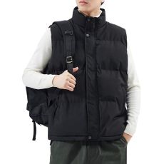 男士棉服坎肩无袖马甲潮外穿秋季保暖休闲舒适棉褂子