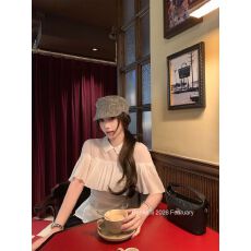 批发原版面料竹节皱】夏季纯棉手工压褶斗篷式轻薄透气<b class='q'>衬衫</b>女批发