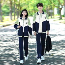 批发大量 情侣装秋<b class='q'>冬</b>装卫衣外套学生班服校服运动会三件套套装