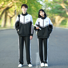 批发大量 情侣装秋<b class='q'>冬</b>装卫衣外套学生班服校服运动会三件套套装