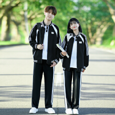 批发大量 情侣装秋<b class='q'>冬</b>装卫衣外套学生班服校服运动会三件套套装