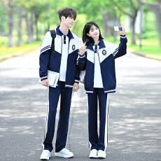 批发大量 情侣装秋<b class='q'>冬</b>装卫衣外套学生班服校服运动会三件套套装