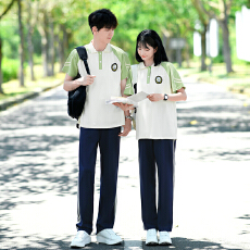 批发大量已出货 情侣装短袖初高中生运动会学院风学生<b class='q'>班</b><b class='q'>服</b><b class='q'>定制</b>套装