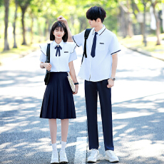 批发实拍出货中 2026新款情侣装短袖初高中生运动会学生<b class='q'>班</b><b class='q'>服</b><b class='q'>定制</b>套装