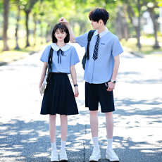 批发实拍已出货 2026新款<b class='q'>情侣装</b>短袖初高中生运动会学生班服定制套装