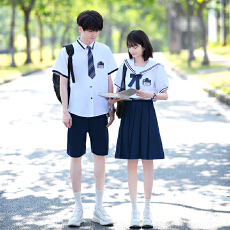 批发已出货 2026新款情侣装短袖初高中生运动会<b class='q'>学生</b><b class='q'>班</b><b class='q'>服</b>定制套装