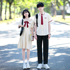 批发<b class='q'>实拍</b>出货中 2026新款情侣装短袖初高中生<b class='q'>运动</b>会学生班服定制套装