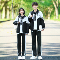 批发出货中 <b class='q'>情侣装</b>2026秋冬装卫衣外套学生班服校服运动会三件套套装