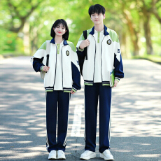 批发<b class='q'>大</b>量有货 情侣装2026秋装卫衣外套学生班服校服运动会三件套套装