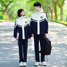 批发出货中 情侣装2026秋装冲锋衣外套学生班服校服运动会三件套套装