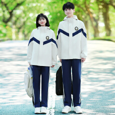 批发出货中 情侣装2026秋装冲锋衣外套学生班服校服运动会三件套套装