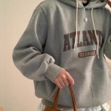 批发加绒加厚卫衣<b class='q'>外套</b>女装秋冬<b class='q'>韩版</b>连帽宽松印花长袖上衣潮