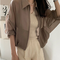 批发2026春夏韩国东大门新款立领短款冲锋衣防晒薄款运动工装外套上衣