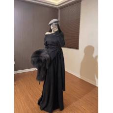 批发休闲风甜美<b class='q'>街头</b>风INS风时尚套装秋冬针织开叉大裙裤套装长袖高腰