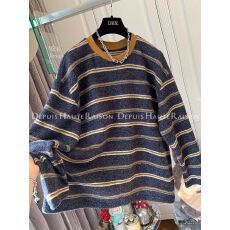 批发原版面料】特<b class='q'>大码</b>300斤软糯绒感条纹长袖T恤上衣女2025秋冬