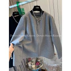 批发原版面料】特大码300斤拉链卫衣宽松<b class='q'>休闲</b>上衣女装2026秋新款