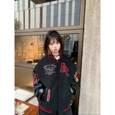 批发官图 特价不减 原版刺绣【100%涤】美式复古撞色棒球服飞行员<b class='q'>夹克</b>