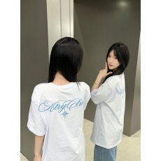 批发官图 特价不减 原版刺绣 32支双纱 新星国潮<b class='q'>男</b>女情侣刺绣美式短袖