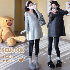 批发新品~实拍2026孕妇<b class='q'>上衣</b>开扣可<b class='q'>哺乳</b><b class='q'>宽松</b>遮肚毛衣针织套头<b class='q'>上衣</b>