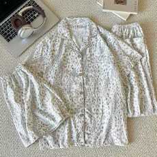 批发小叮当云朵棉<b class='q'>韩版</b>少女甜美可爱长袖夏睡衣女春秋三件套家居服套<b class='q'>装</b>