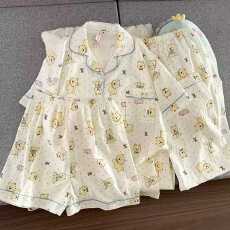 批发小叮当云朵棉<b class='q'>韩版</b>少女甜美可爱长袖夏睡衣女春秋三件套家居服套<b class='q'>装</b>