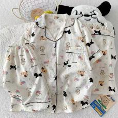 批发小叮当云朵棉韩版少女甜美<b class='q'>可爱</b>长袖夏<b class='q'>睡衣</b>女春秋三件套家居服套装