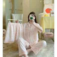 批发小叮当云朵棉韩版少女甜美<b class='q'>可爱</b>长袖夏<b class='q'>睡衣</b>女春秋三件套家居服套装